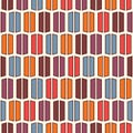 Bright colors vertical lines background. Stylized macaroon abstract wallpaper. Seamless pattern with geometric ornament. Royalty Free Stock Photo