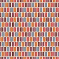 Bright colors vertical lines background. Stylized macaroon abstract wallpaper. Seamless pattern with geometric ornament. Royalty Free Stock Photo