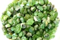 Bright colour nature stones olivine