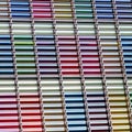 Bright Colourful Pattern Grid Bankside Southwark London Close Up