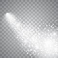 Bright comet with large dust.