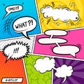 Bright Comic Elements Royalty Free Stock Photo