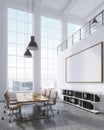 Bright conference room interior