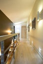 Bright corridor in modern house Royalty Free Stock Photo