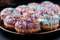 Bright cosmic fantastical donuts