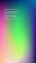 Bright cover or background design. Pink, green, yellow, red, blue, purple color. Minimal set of liquid colors. Abstract bright Royalty Free Stock Photo