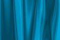 Bluish bright curtain for digital show with waves