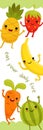 Bright Cute Illustrated Fruit Kids Bookmark