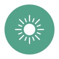 Bright day Isolated Vector icon which can easily modify or edit Royalty Free Stock Photo