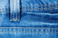 Bright denim with a neatly stitched seam
