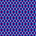 Bright dotted seamless pattern, red and blue circles