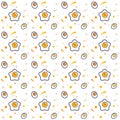 Egg pattern background stock illustration Royalty Free Stock Photo