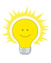 Bright electric bulb