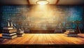 Floating firefly physics equations illuminate a classroom setting for enhanced learning experiences