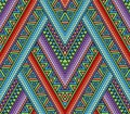 Bright ethnic seamless pattern