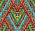 Bright ethnic seamless pattern