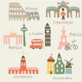 Bright europe cities