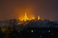 Illumination of Shwedagon Zedi Daw, Yangon, Myanmar