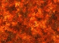 Bright explosion fire burst on space stars backgrounds Royalty Free Stock Photo