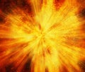 Bright explosion fire speed burst background Royalty Free Stock Photo