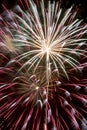 Bright Fireworks Background