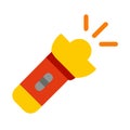 Bright Flashlight Vector Illustration for Emergency and Outdoor Use Royalty Free Stock Photo