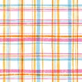 Bright fleece plaid, pattern illustration