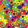 Bright flower pattern