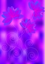 Bright flowers background Royalty Free Stock Photo