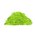 Bright, fresh lettuce, chopped in small pieces, stack of salad isolated on white background. Pile of ingredient, organic food