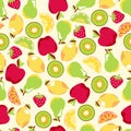 Juicy fruit pattern Royalty Free Stock Photo