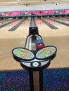 Bowling alley lanes Royalty Free Stock Photo