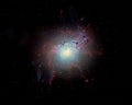 Bright galaxy Supernova Core pulsar neutron star.