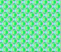 Bright geometric pattern with green blue lilac circles and stripes of joyful holiday colors