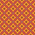 Bright Geometric pattern in repeat. Fabric print. Seamless background, mosaic ornament, ethnic style.