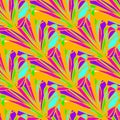 Bright geometric seamless pattern grunge effect Royalty Free Stock Photo