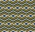 Bright geometric zigzag seamless pattern, symmetric