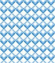 Bright glossy blue and white color diamonds seamless pattern