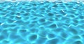 Bright glowing blue shiny transparent water liquid with waves and ripples background in high resolution Royalty Free Stock Photo