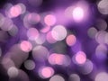 bright glowing lights with a purple blur on a black background abstract Royalty Free Stock Photo