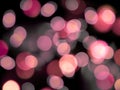 bright glowing pink lights with  blur on a black background abstract Royalty Free Stock Photo