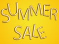 Summer sale sign Royalty Free Stock Photo