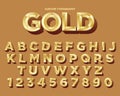 Bright Golden Luxury Typography Design