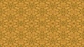 Golden yellow vintage mosaic geometric pattern