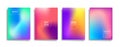 bright gradient color abstract line pattern background cover design. modern background design with trendy and vivid vibrant color Royalty Free Stock Photo