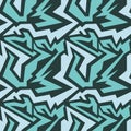 Bright graffiti geometric seamless pattern grunge effect Royalty Free Stock Photo