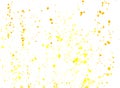 Bright graphic abstract yellow lemony cadmium splashes and drops of watercolor