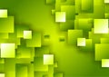 Bright green abstract tech geometric squares background Royalty Free Stock Photo