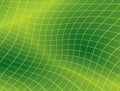 Bright vector green background with distorted grid