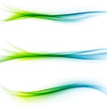 Bright green blue speed abstract lines flow Royalty Free Stock Photo